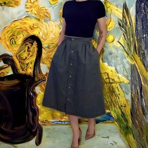 Vtg A-line Skirt